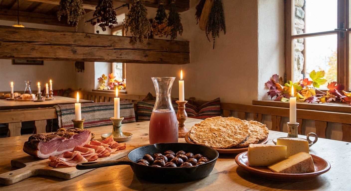 Törggelen in Südtirol — Tradition, Speck & neuer Wein